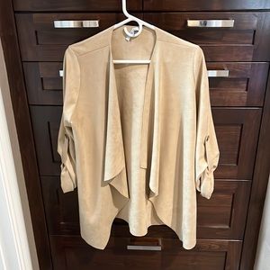 Naked Zebra faux suede jacket